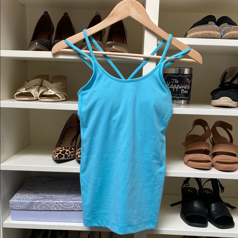 Talbots Blue Fitted Camisole Top